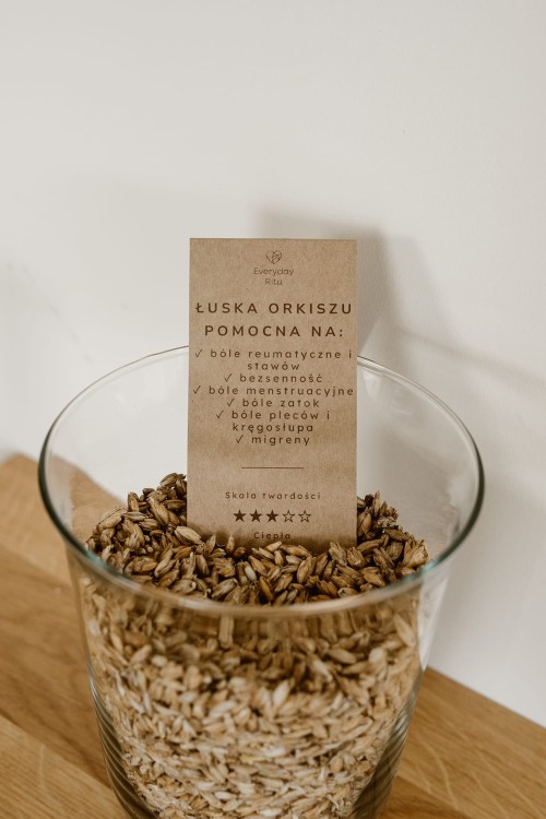 Poduszka do spania (łuska orkiszu) - biała - Everyday Ritu