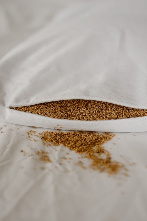 Poduszka do spania (łuska prosa) - biała - Everyday Ritu