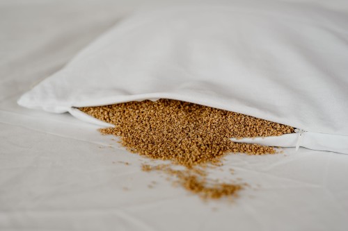 Poduszka Jasiek (łuska prosa) - biała - Everyday Ritu