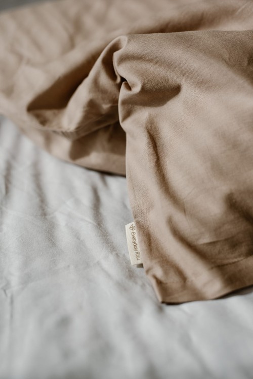 Poszewka bawełniana - brązowa - Everyday Ritu