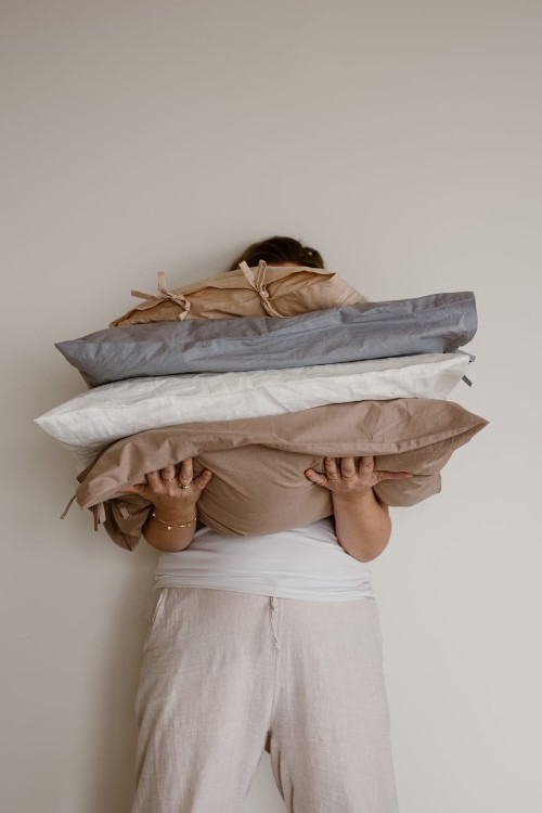 Poszewka bawełniana (Jasiek) - beżowa - Everyday Ritu