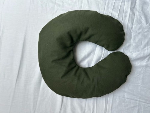 Poduszka podróżna Rogal (gryka) - lniana - Everyday Ritu