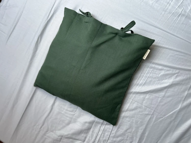 Poszewka lniana jaś - zielona - Everyday Ritu