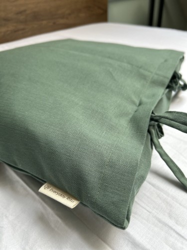 Poszewka lniana jaś - zielona - Everyday Ritu