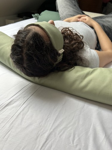 Wałek bolster do jogi i relaksacji lniany - Everyday Ritu